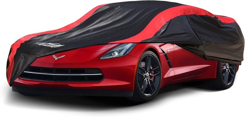 AltoCover Car Cover Custom Fit for Chevy Corvette C4 C5 C6 C7 1983-2019, Coupe Car Cover Waterproof All Weather with Cotton Liner for Rain Snow Protection - Image 1